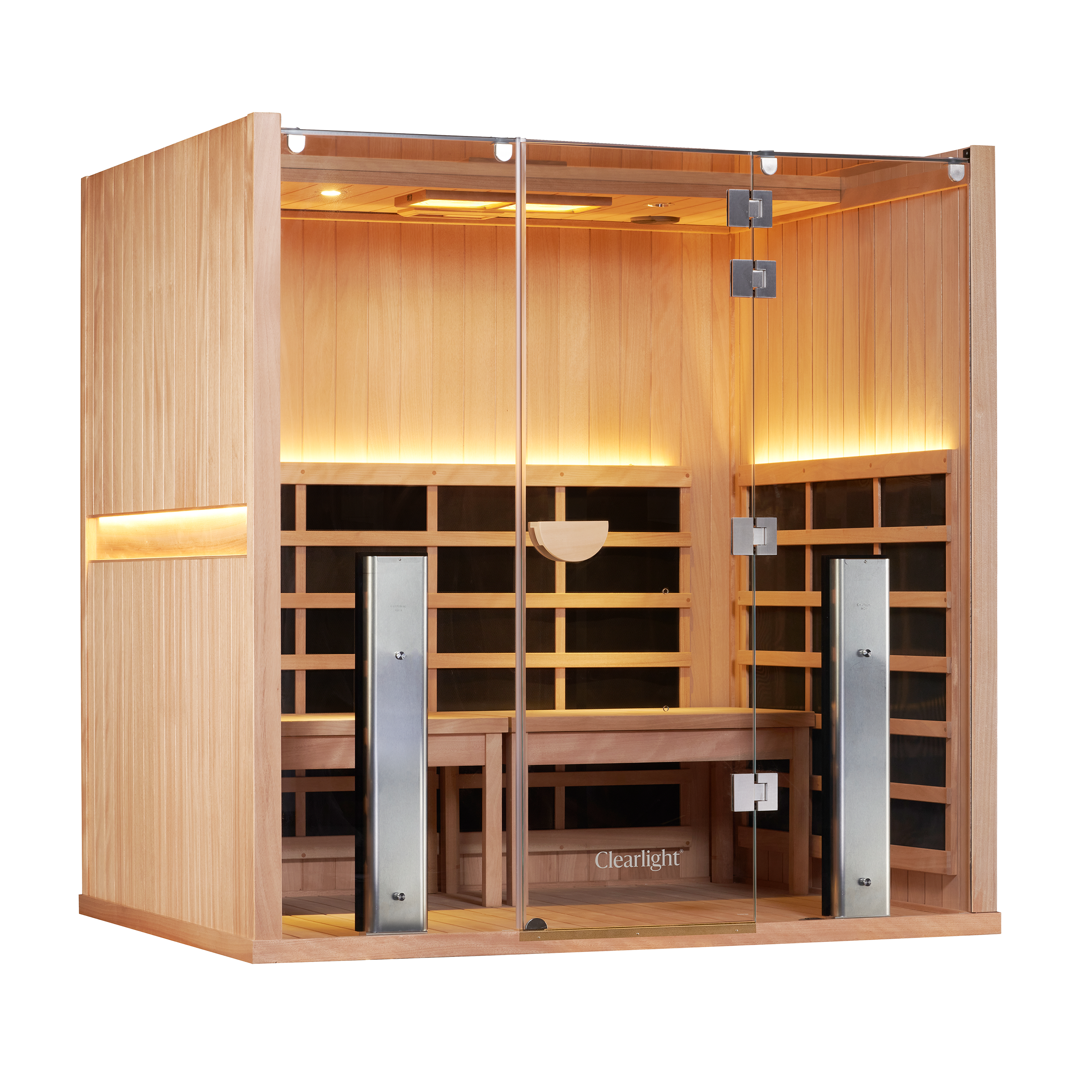 Sanctuary Yoga 4 Person Sauna | Okoume Pro | EU Plug