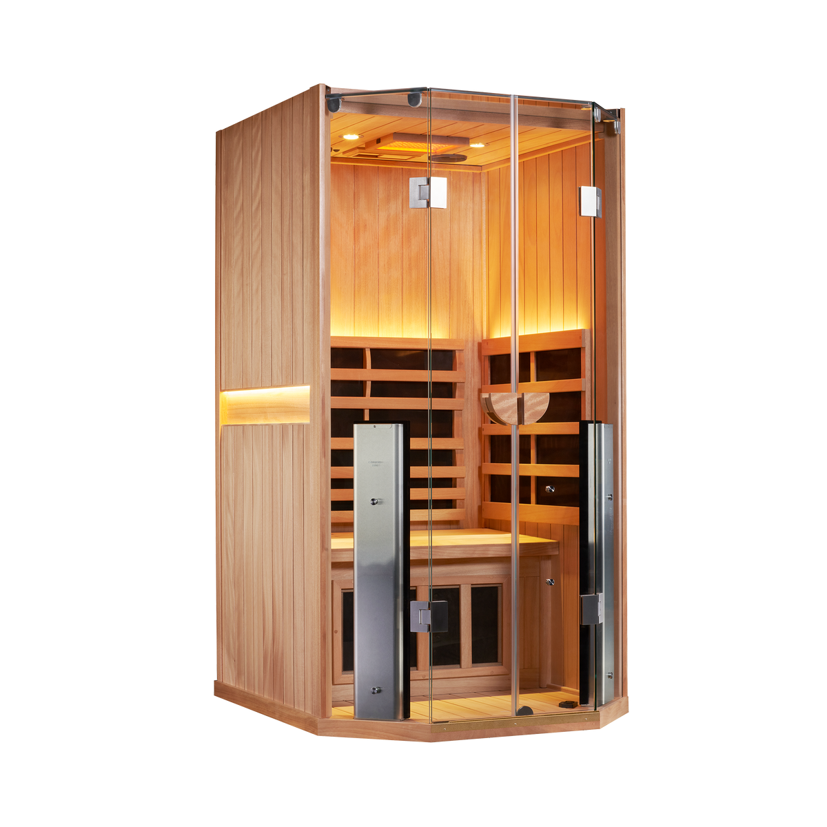 Sanctuary 1 Person Sauna | Okoume Pro | EU Plug