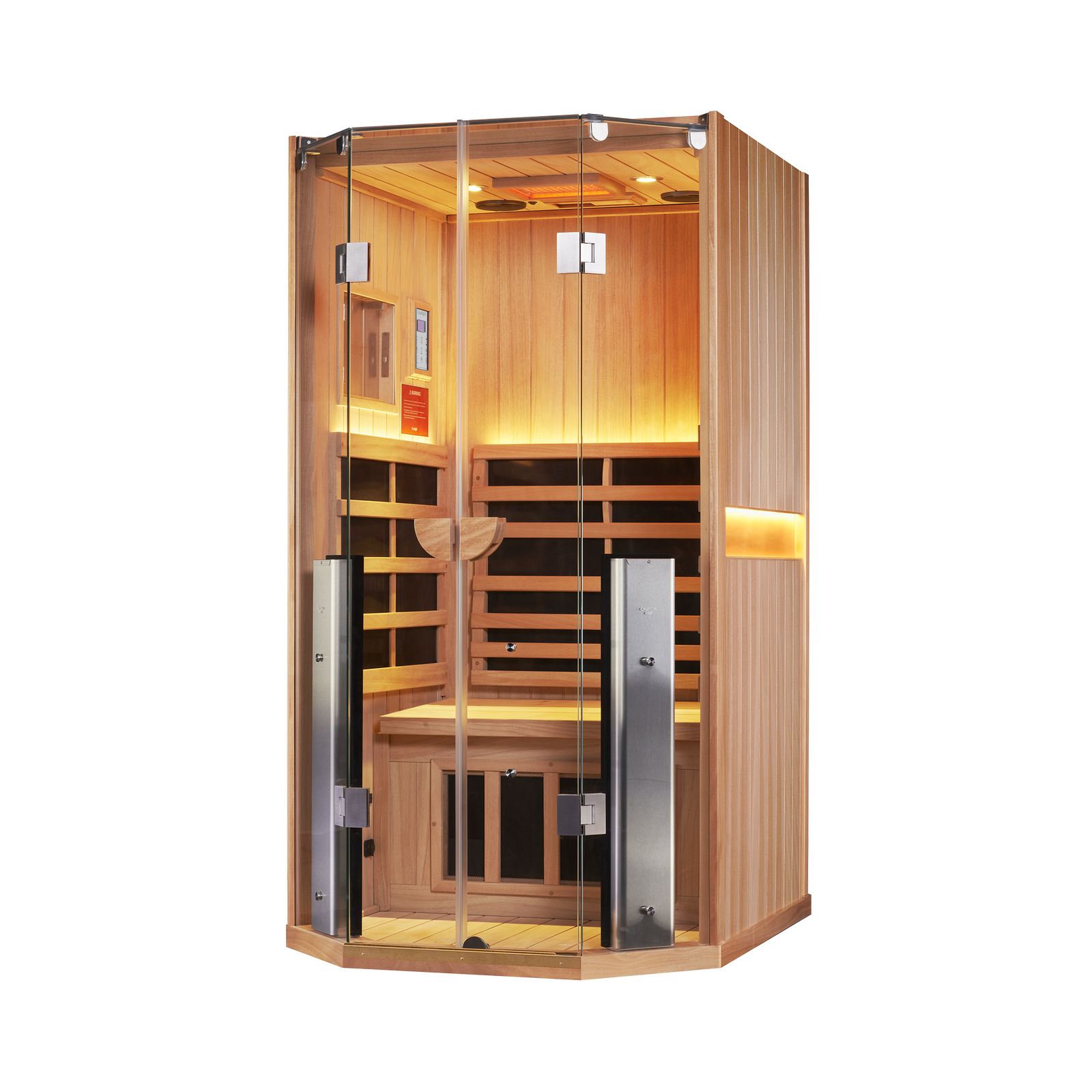 Sanctuary 1 Person Sauna | Okoume Pro | EU Plug