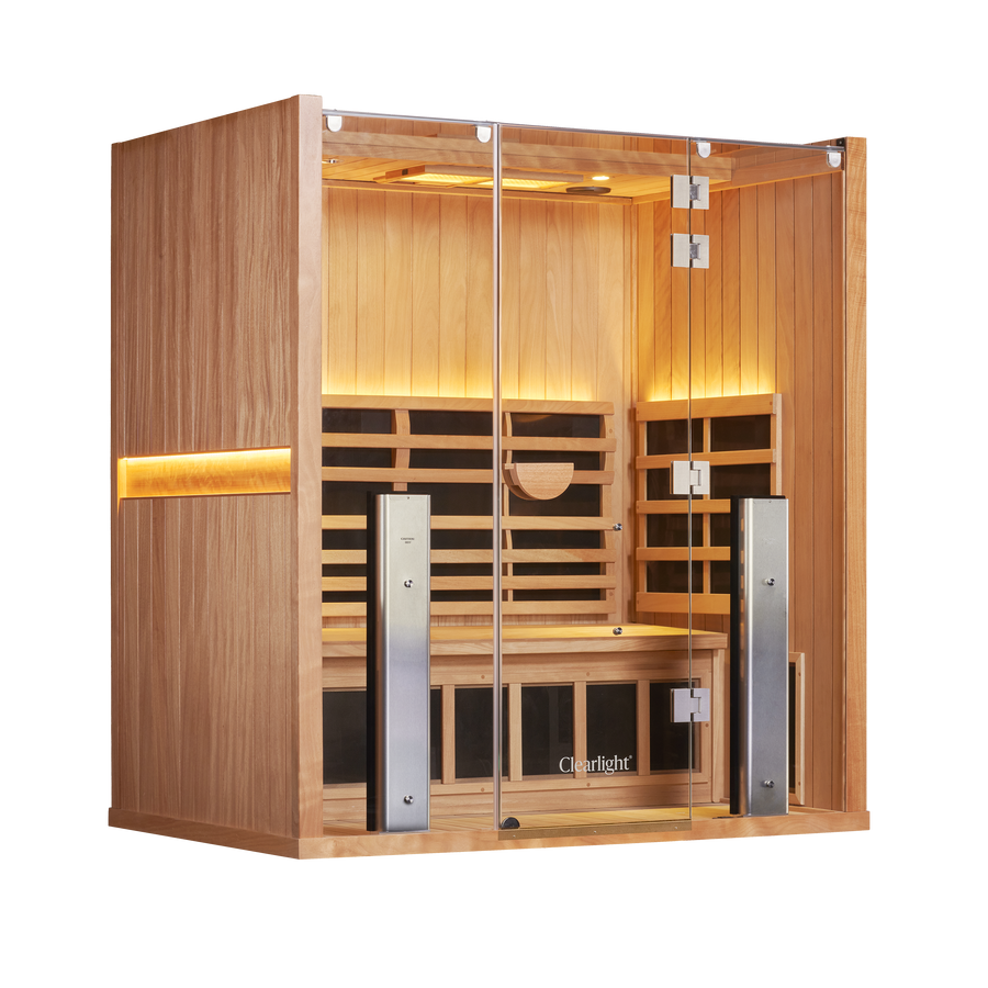 Sanctuary 3 Person Sauna | Okoume Pro | EU Plug