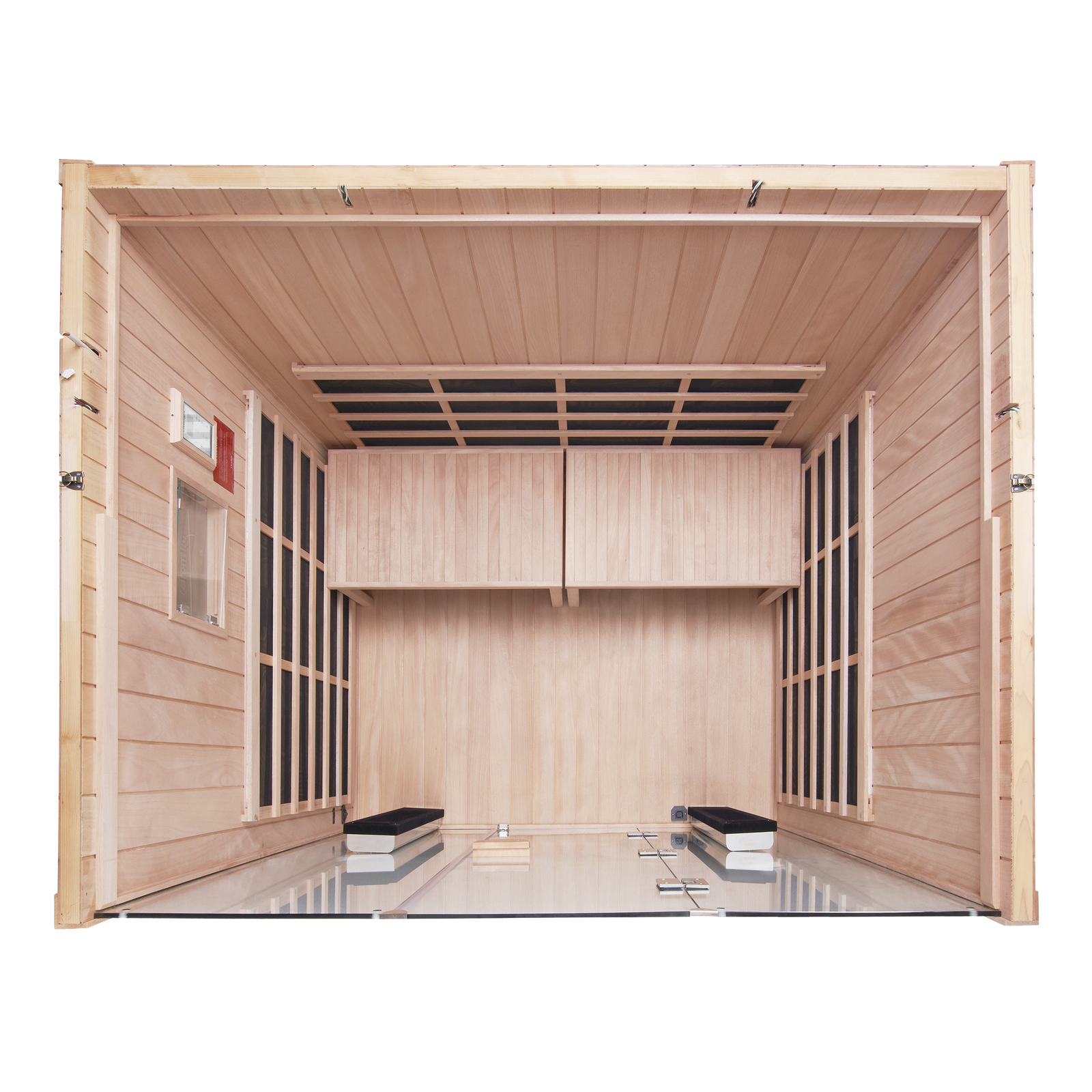 Sanctuary Yoga 4 Person Sauna | Okoume Pro | EU Plug