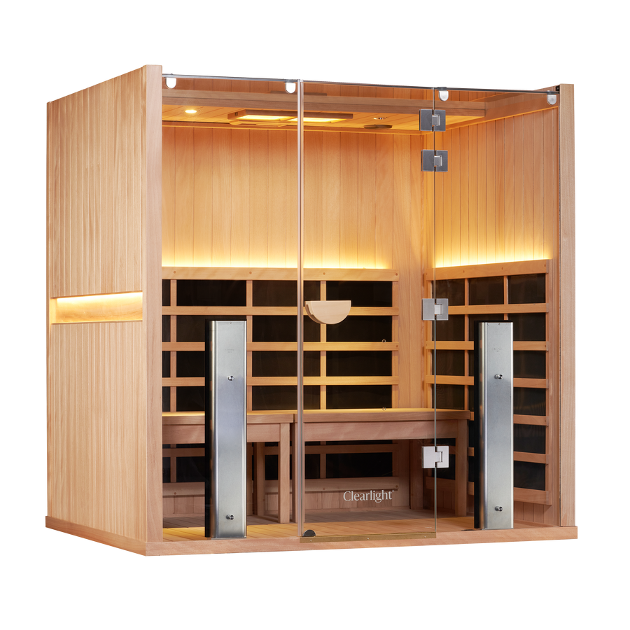 Sanctuary Yoga 4 Person Sauna | Okoume Pro | EU Plug