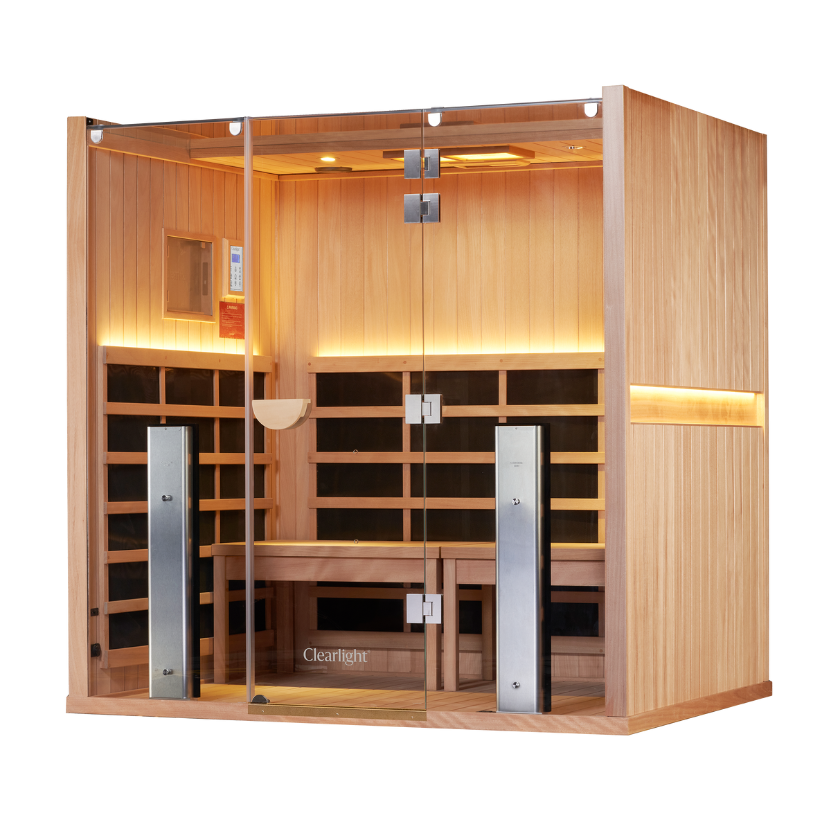 Sanctuary Yoga 4 Person Sauna | Okoume Pro | EU Plug